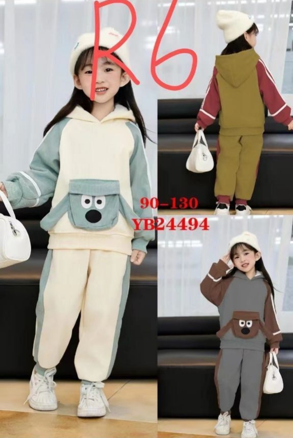 ست دوتکه خزدار طرح هاپو